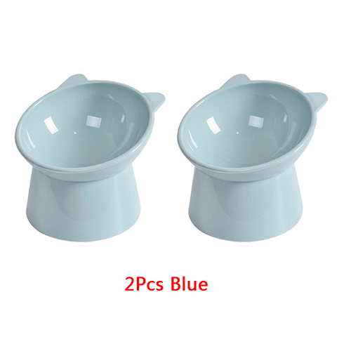  Ergonomic Cat Bowl, Cat Anti Vomit Food Bowl, Ergonomic Cat  Food Bowl, Cat Bowls Elevated Tilted, Elevated Cat Bowls, Anti-Fall Neck  Protection Cat Food Bowl (1*Blue) : Pet Supplies